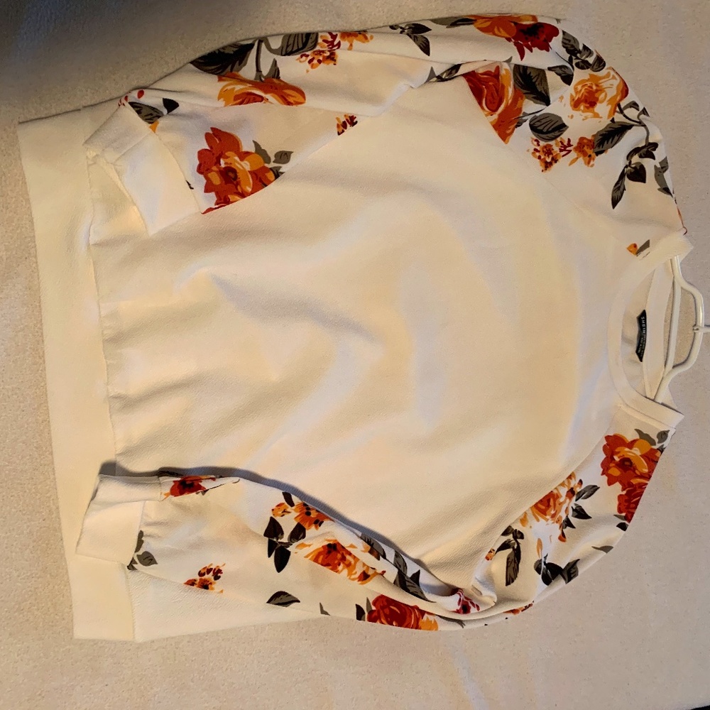 Flower Sleeve Shirt